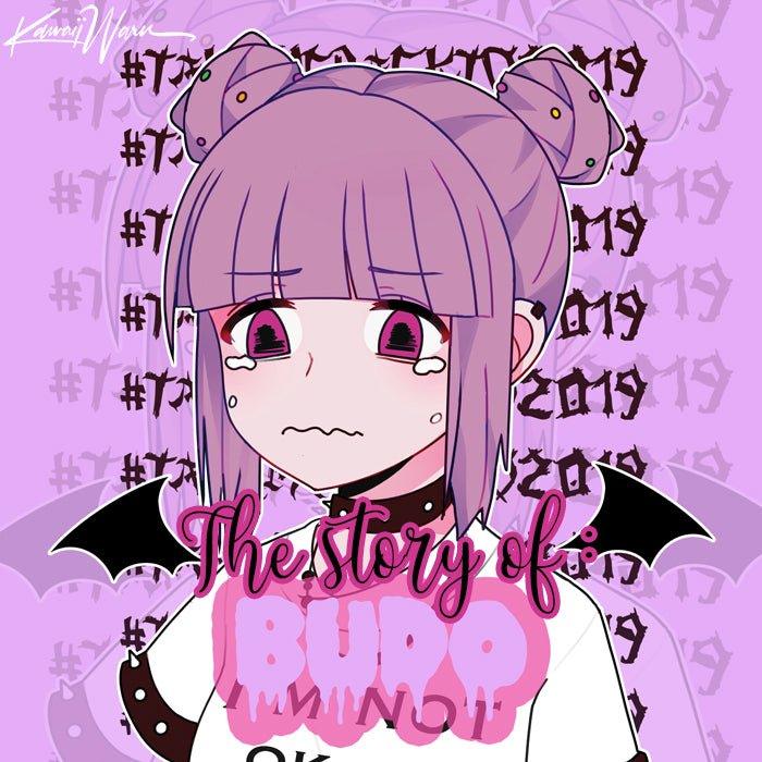 Budo, the lonely original Kawaiiwaru anime character