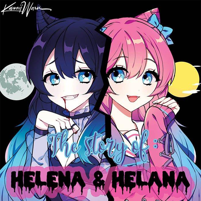 Helena and Helana, the Kawaiiwaru vampire twins