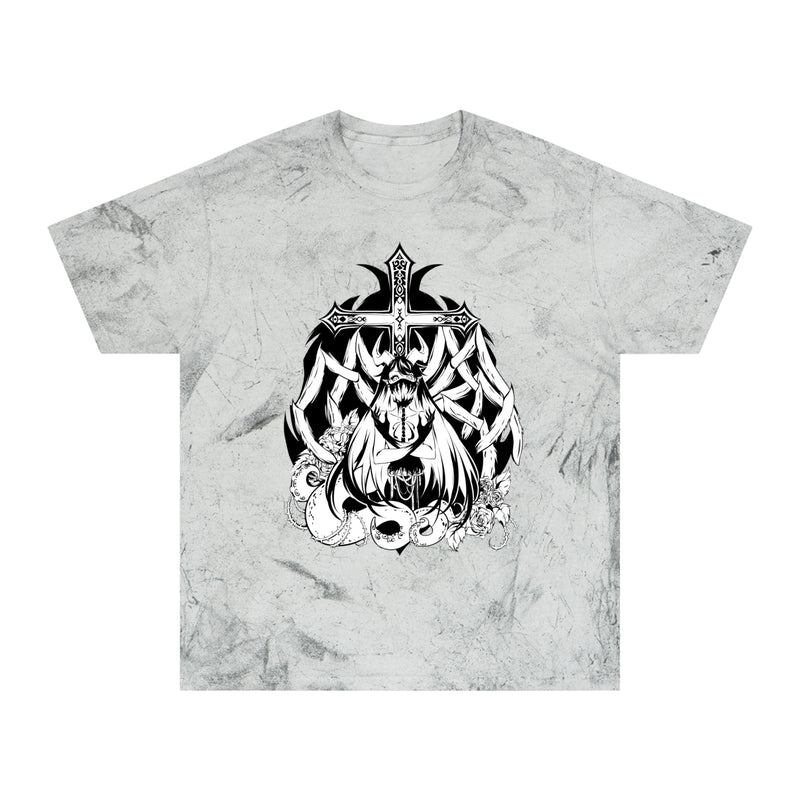 Voido Gothic Anime Girl Unisex Color Blast T-Shirt