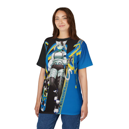 Tori - Icy Blue Raspberry - All Over T-Shirt