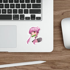 Budo cosplaying as Nezuko - Head - cute waifu Die-Cut Sticker