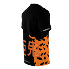 Oni-Hime B&W Hentai Demon Kawaii Anime Girl - Halloween Edition Unisex AOP Cut & Sew T-shirt
