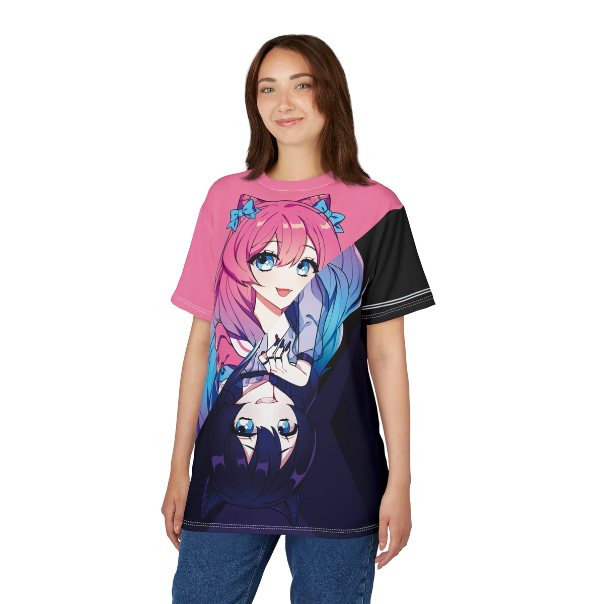 Helena and Helana - Twin Vampires Together - All Over T-Shirt