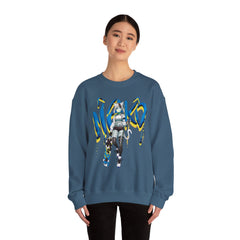 Tori - Icy blue raspberry - Neko skater anime girl Unisex Sweatshirt