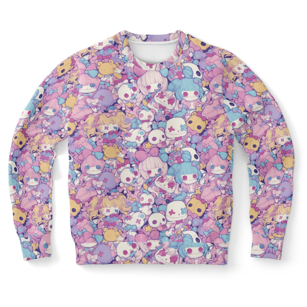 Pastel Creepy Dolls - All Over Sweatshirt
