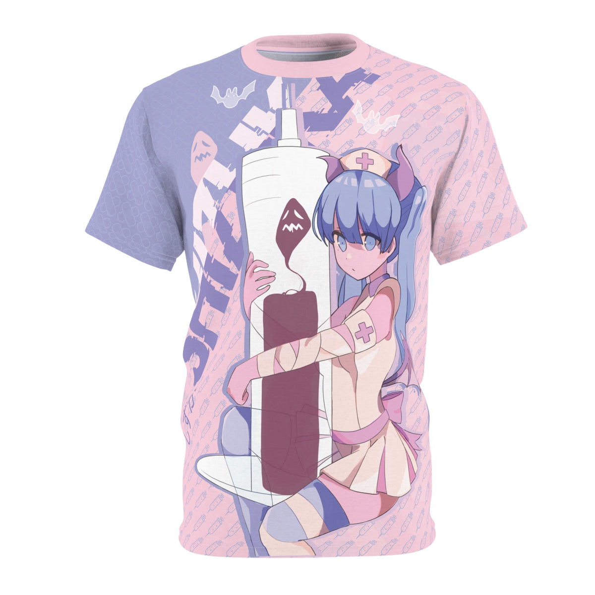Shizuka - Quiet Nurse Bad Vibes V2 - All Over T-Shirt