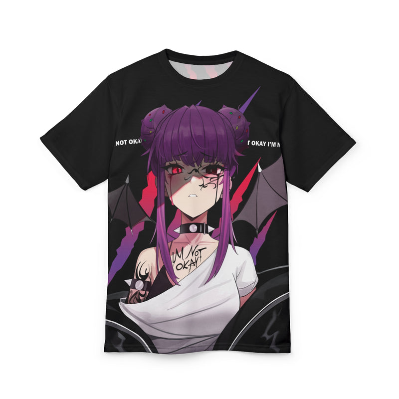 Budo V3 Sad Monster Anime Girl Unisex AOP Cut & Sew T-shirt