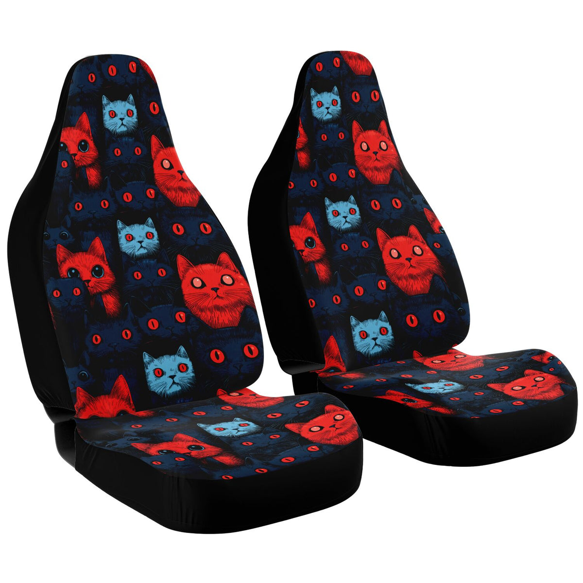 Cats of Doom - Car Seat Covers Set of 2
