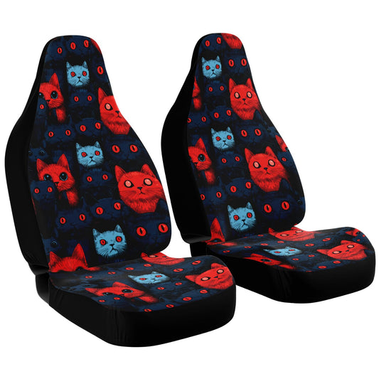 Cats of Doom - Car Seat Covers Set of 2