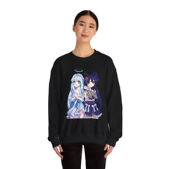 Saidah and Laylah - Dark and Light Angel Twins Unisex Sweatshirt