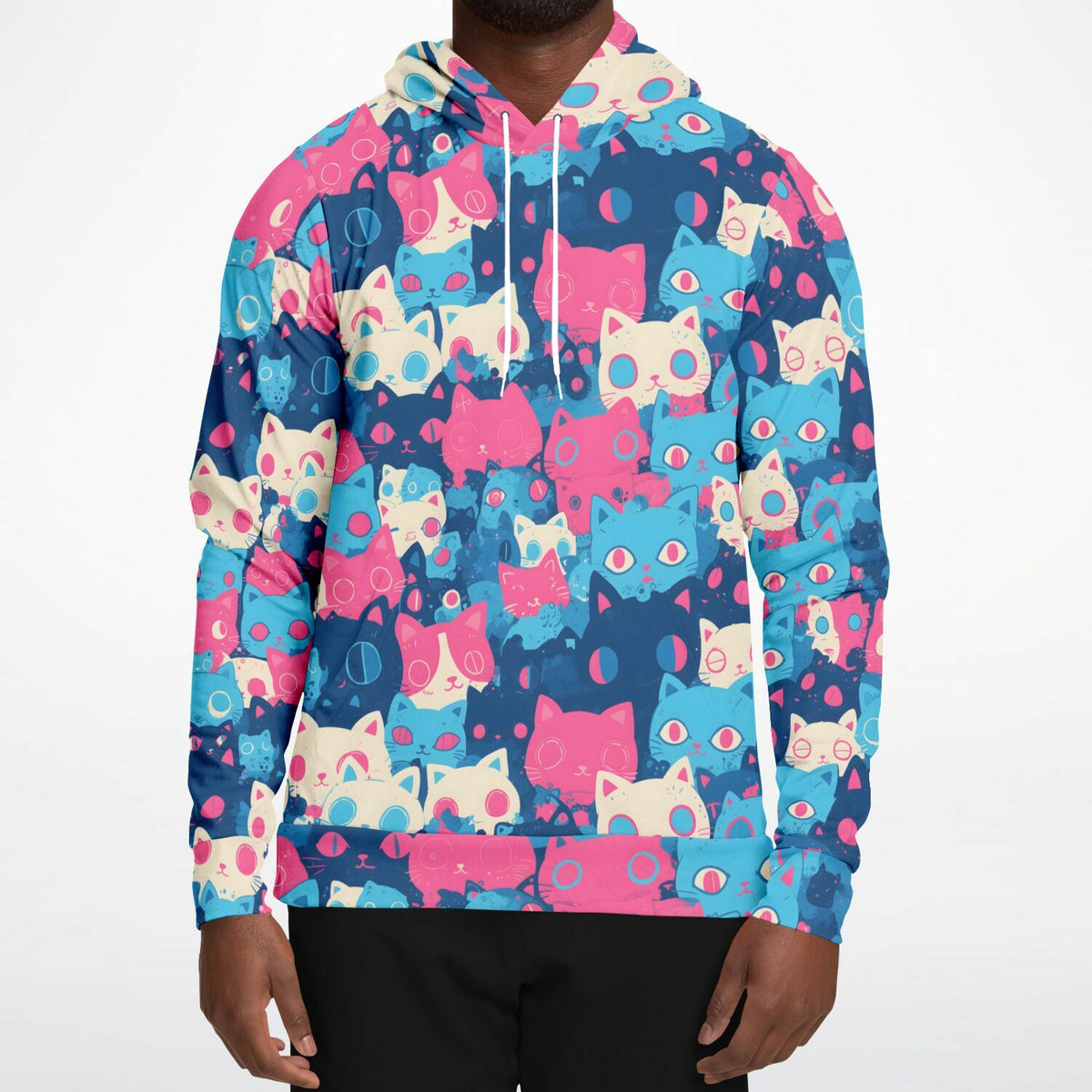 Pastel Cats - All Over Hoodie