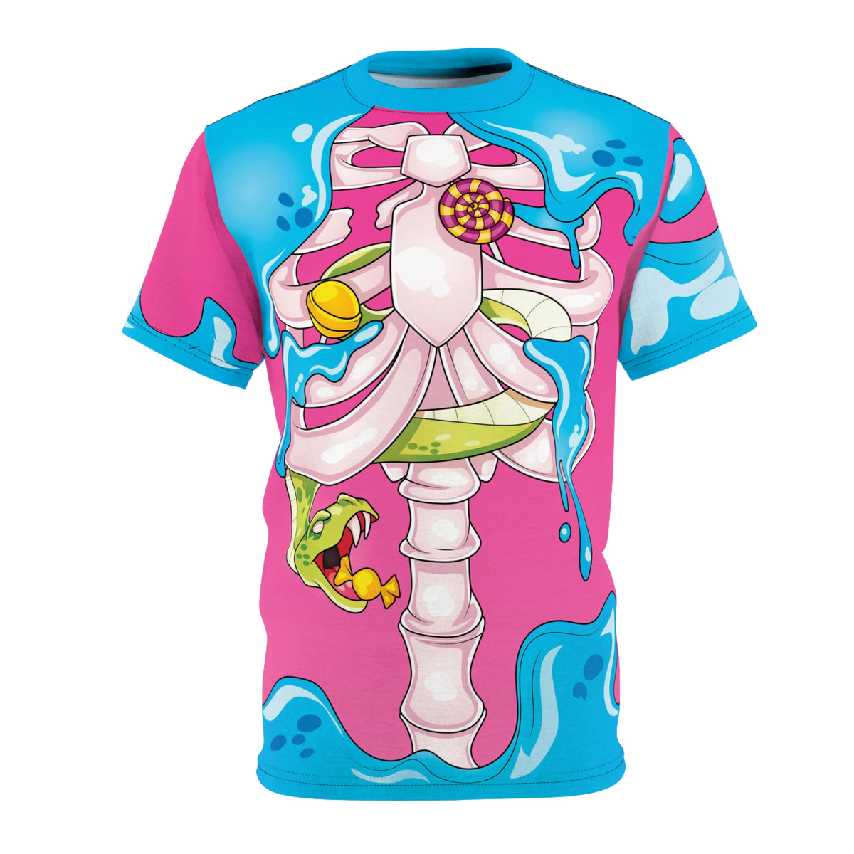 Kawaii Skeleton Halloween - All Over T-Shirt