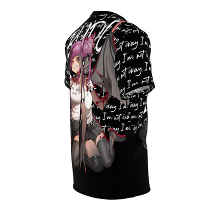 Budo - I'm Not Okay Script - All Over T-Shirt