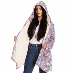 Cute pastel creepy dolls pattern Cloak