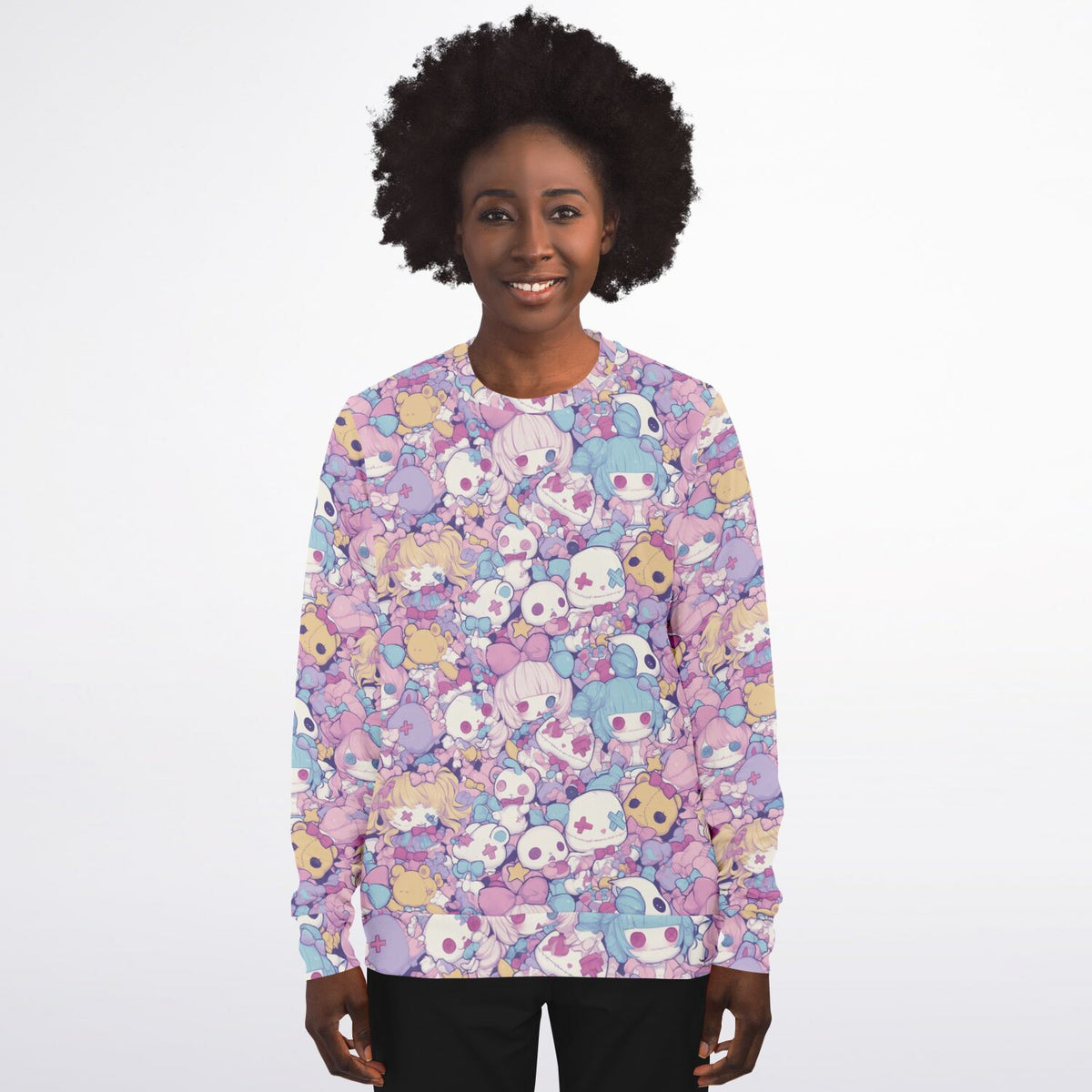 Pastel Creepy Dolls - All Over Sweatshirt