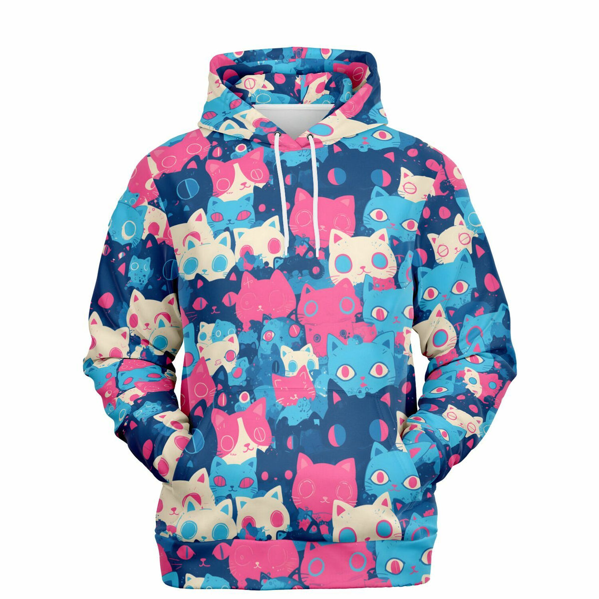 Pastel Cats - All Over Hoodie