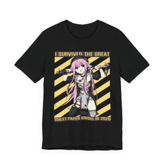 Lucille Toilet Paper Crisis Survivor Yellow Sexy Bad Anime Nun V3 Unisex T-shirt
