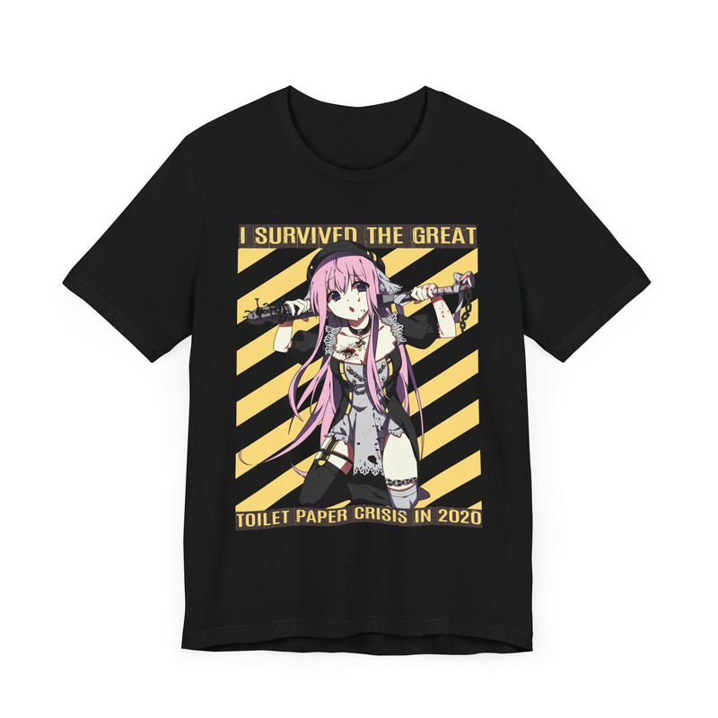 Lucille Toilet Paper Crisis Survivor Yellow Sexy Bad Anime Nun V3 Unisex T-shirt