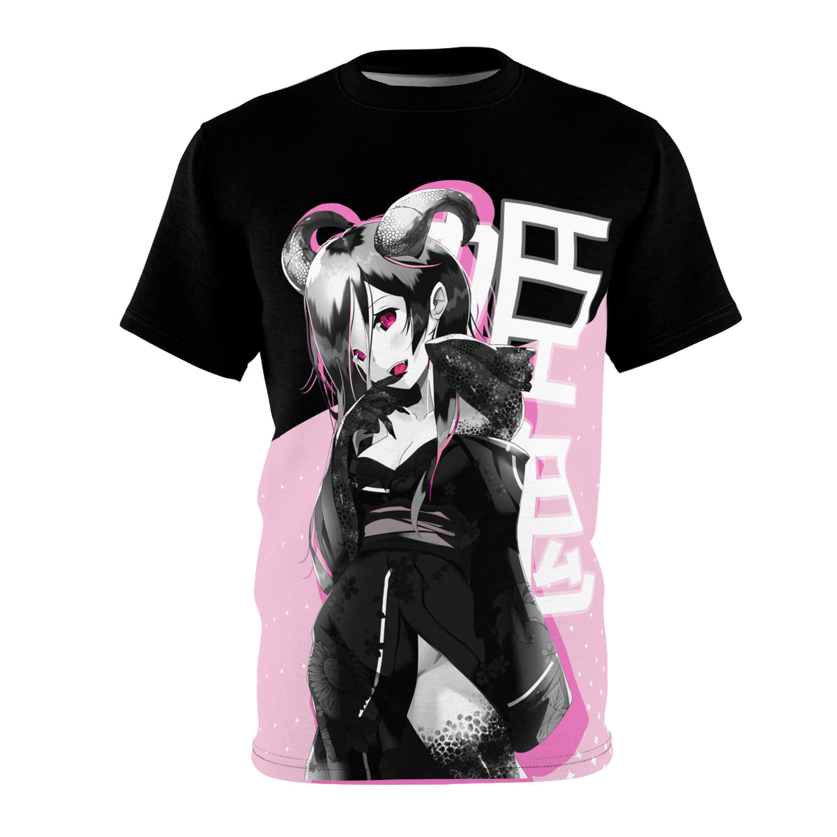 Oni-Hime - Demon Princess Monochrome - All Over T-Shirt