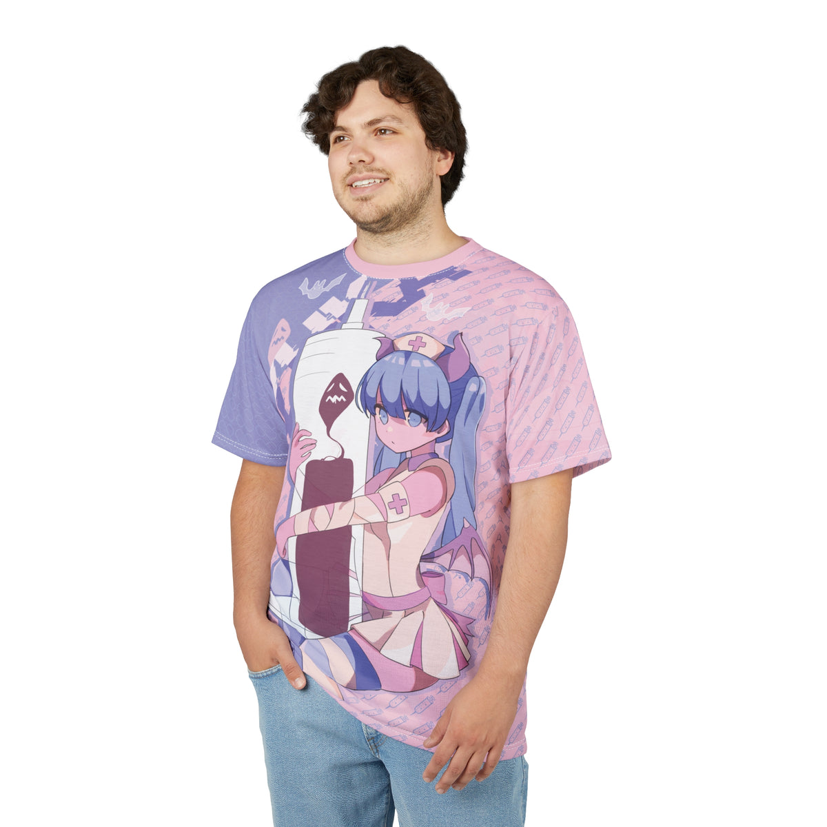 Shizuka - Quiet Nurse Bad Vibes V2 - All Over T-Shirt