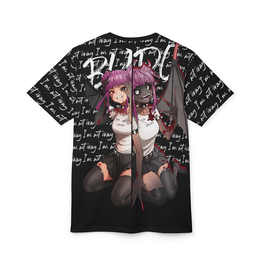 Budo - I'm Not Okay Script - All Over T-Shirt
