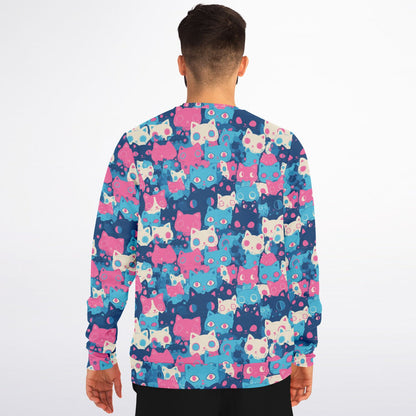 Pastel Cats - All Over Sweatshirt