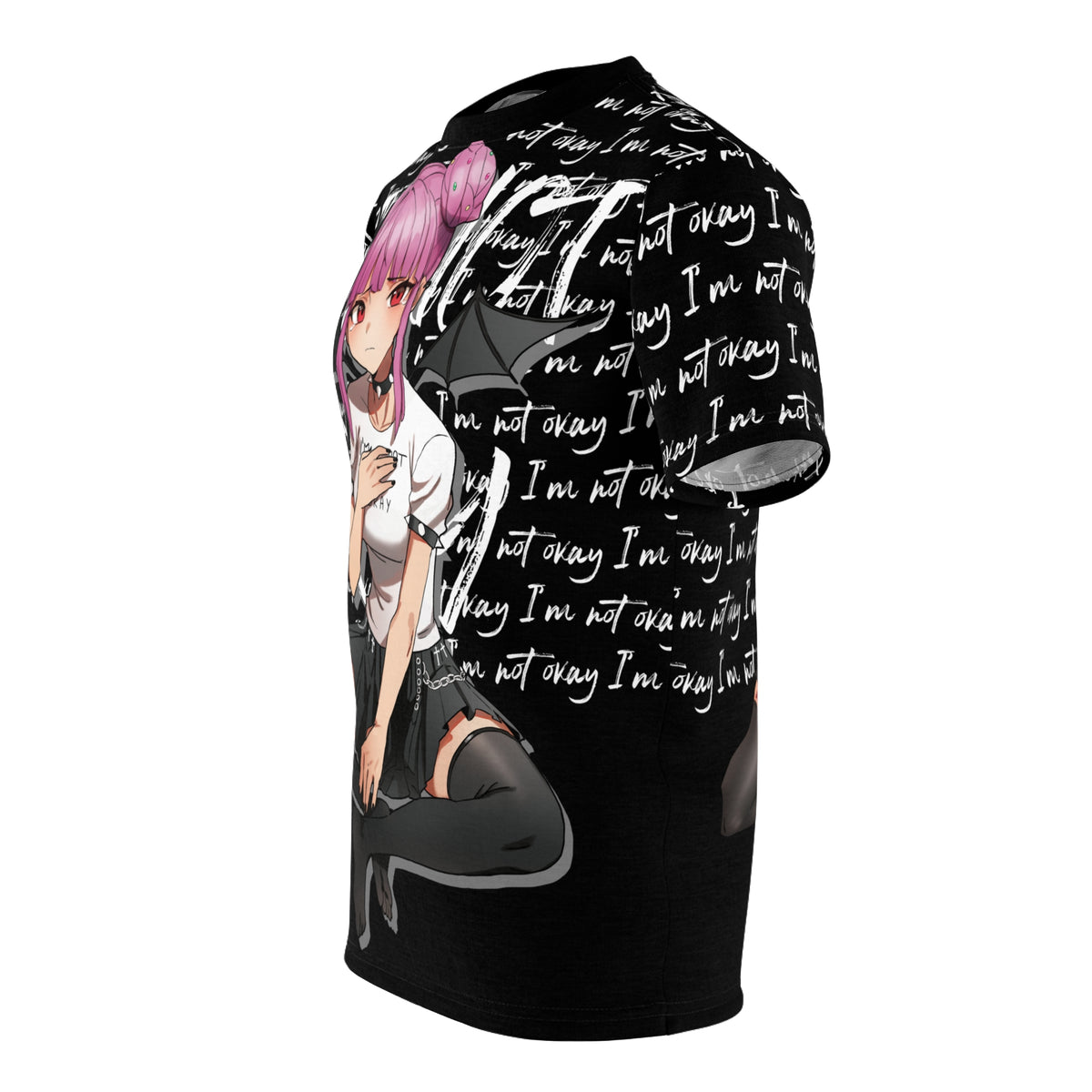 Budo - I'm Not Okay Script - All Over T-Shirt