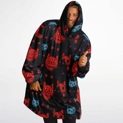 Cats of doom Japanese creepy art Snug Hoodie