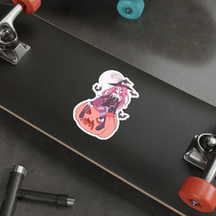 Yuuki Kawaii Witch Cute Anime Girl Die-Cut Sticker