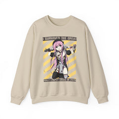 Lucille Toilet Paper Crisis Survivor Sexy Bad Anime Nun Unisex Sweatshirt