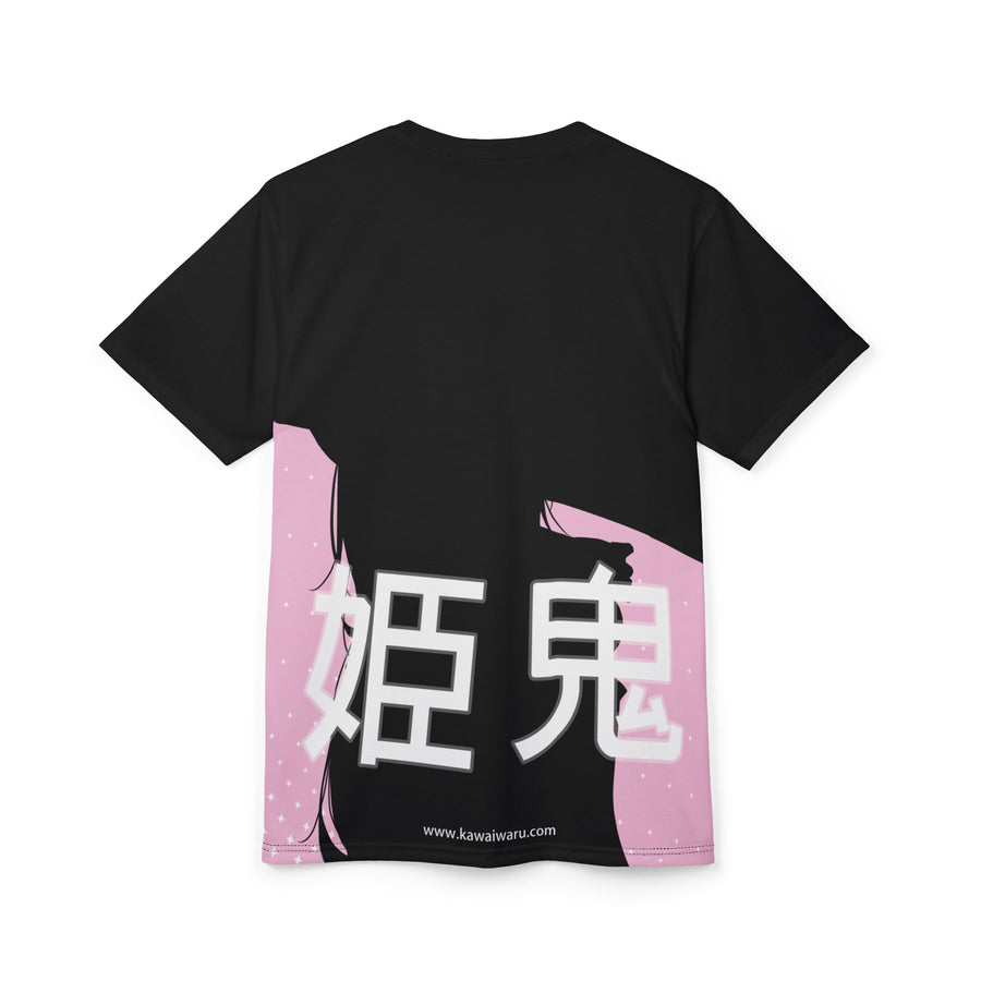 Oni-Hime - Demon Princess Monochrome - All Over T-Shirt