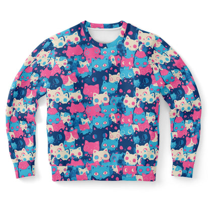 Pastel Cats - All Over Sweatshirt