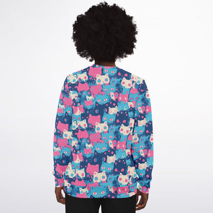Pastel Cats - All Over Sweatshirt