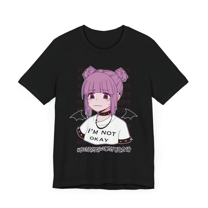 Budo Kawaii Sad Anime Girl Unisex t-shirt