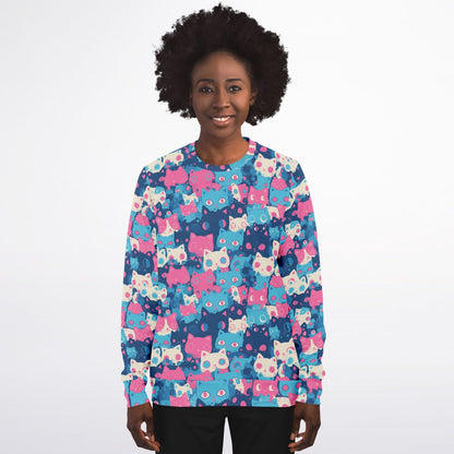 Pastel Cats - All Over Sweatshirt