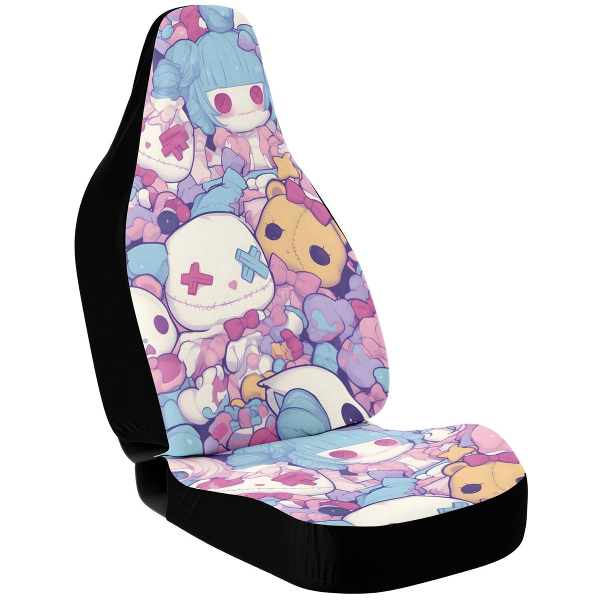 Pastel Creepy Dolls - Car Seat Covers Set of 2