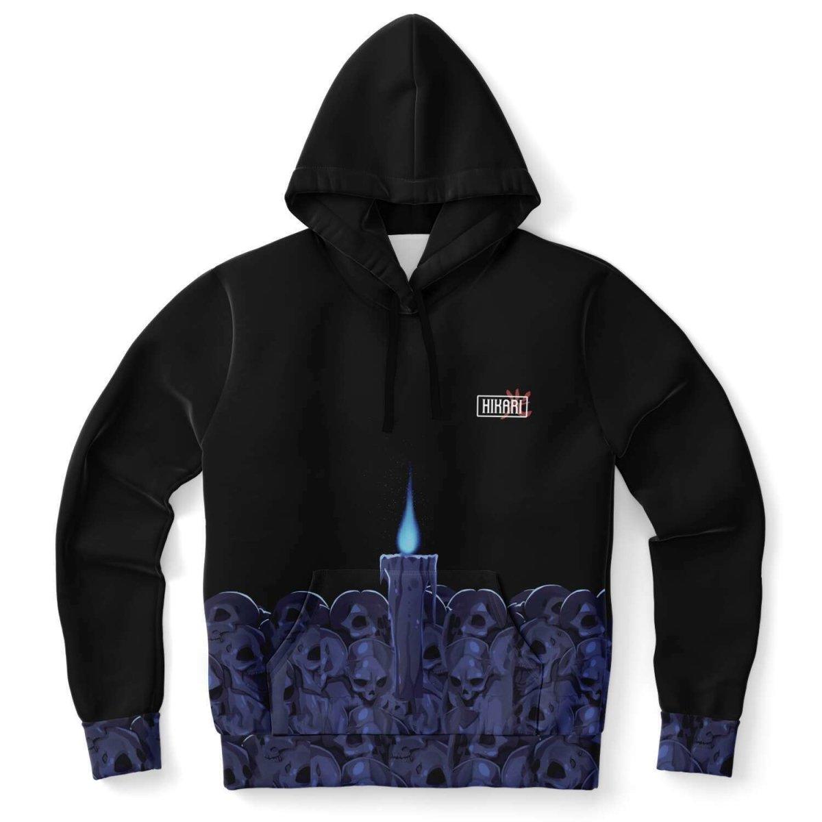 Hikari Sexy Waifu Anime Girl Unisex AOP Hoodie - kawaiiwaru