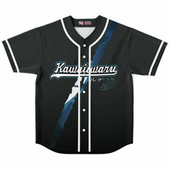 Luna - Wolf anime girl werewolf Unisex Baseball Jersey t-shirt - AOP - kawaiiwaru