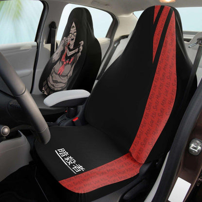Sehen cosplaying as Himiko Toga - Dark Edition - Crazy Waifu Anime Girl Car Seat Cover (x2) - kawaiiwaru